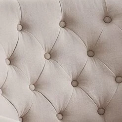 Rosevera McCarthy Furniture Ottoman Arm Living Room Comfy Small Accent Chairs For Bedroom, Standard Size, Velvet Beige 7 Rosevera McCarthy Furniture Ottoman Arm Living Room Comfy Small Accent Chairs For Bedroom, Standard Size, Velvet Beige -Safavieh Furniture 51hpgxzvQQL