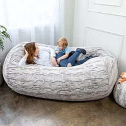 Jaxx 7 Foot Bean Bag Sofa, Charcoal 29 Jaxx 7 Foot Bean Bag Sofa, Charcoal -Safavieh Furniture 51hwi284HtL. AC