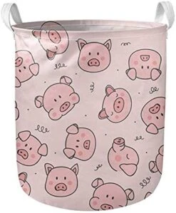 UZZUHI Kawaii Cartoon Cactus Laundry Hamper Heavy Duty Big Kids Hamper Foldable With Handles Partable Modern Storage Basket Sturdy For Baby Nursery Dorms -Safavieh Furniture 51iMVcOs eL. AC