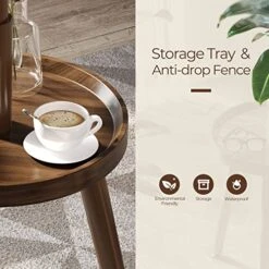 GREENSTELL Coat Rack, Wooden Coat Rack Freestanding With Shelf, Coat Tree With 4 Height Options 50.5"-72.6" For Clothes/Bag/Hats, Hanger Stand For Entryway/Living Room/Bedroom/Office, Brown -Safavieh Furniture 51iNv3owYCL