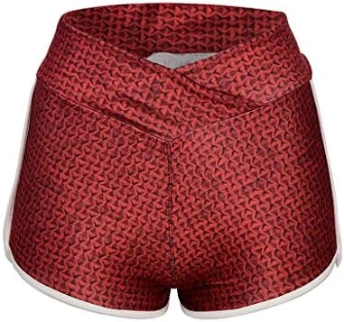 MatureGirl Shorts Women Pants Leggings Slip Compression Shorts Bike Yoga Workout Pants Womens Biker Shorts Fashion (Wine, XXL) 13 MatureGirl Shorts Women Pants Leggings Slip Compression Shorts Bike Yoga Workout Pants Womens Biker Shorts Fashion (Wine, XXL) - Image 13