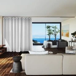 Premium Room Divider Curtain, 8ft Tall X 15ft Wide (Midnight Black)| Premium Curtains For Room Partition, Create Privacy Or Blackout -Safavieh Furniture 51ieyDDwOuL. AC