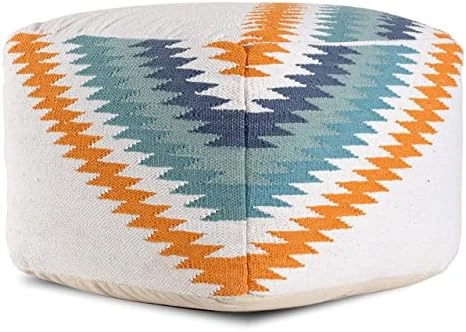 Anji Mountain Square Pouf , 22" X 22" X 17", Gray 12 Anji Mountain Square Pouf , 22" X 22" X 17", Gray - Image 12