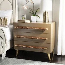 Safavieh Home Raquel Modern Taupe And Gold And Brown 3-drawer Chest 10 Safavieh Home Raquel Modern Taupe And Gold And Brown 3-drawer Chest -Safavieh Furniture 51jlpGfzfYS