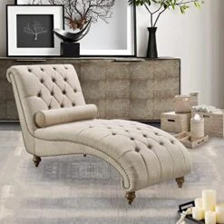 Rosevera Leavitt Living Room Chairs With Padded Seat Sleeper Comfy For Bedrooms Lounge Chaise, Standard, Pearl Beige 19 Rosevera Leavitt Living Room Chairs With Padded Seat Sleeper Comfy For Bedrooms Lounge Chaise, Standard, Pearl Beige -Safavieh Furniture 51jvnJOF1fL. AC