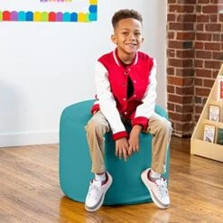 Jaxx Spring Modular Pouf Classroom Bean Bag Seat, Premium Vinyl - Submarine Grey 26 Jaxx Spring Modular Pouf Classroom Bean Bag Seat, Premium Vinyl - Submarine Grey -Safavieh Furniture 51kmTjdLRaL. AC