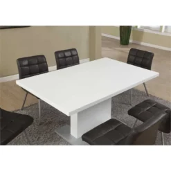Monarch Specialties High Glossy White Dining Table, 35 X 60-Inch 9 Monarch Specialties High Glossy White Dining Table, 35 X 60-Inch -Safavieh Furniture 51koMwRsJNL