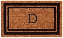 Calloway Mills 152961830S Black Border 18" X 30" Monogram Doormat, (Letter S) -Safavieh Furniture 51lQb1EJbPL. AC