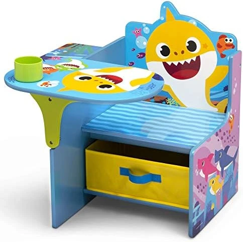 Baby Shark Chair Desk With Storage Bin - Ideal For Arts & Crafts, Snack Time, Homeschooling, Homework & More By Delta Children 7 Baby Shark Chair Desk With Storage Bin - Ideal For Arts & Crafts, Snack Time, Homeschooling, Homework & More By Delta Children - Image 7