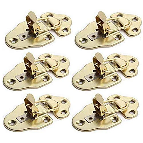 Lheng Metal Table Locks Dining Training Table Buckles Connectors Table Leaf Hardware Accessories Iron Gold Plating 6Pcs 1 Lheng Metal Table Locks Dining Training Table Buckles Connectors Table Leaf Hardware Accessories Iron Gold Plating 6Pcs