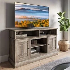 BELLEZE Sideboard Buffet Console Table, Versatile Media Cabinet With Drawers And Adjustable Shelves - 58 Inch - Astorga (Espresso) -Safavieh Furniture 51lhf0p9ieL. AC