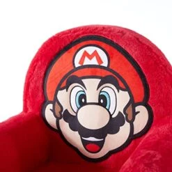 Idea Nuova Figural Plush Foam Chair For Kids, Super Mario 13D X 17W X 20H In -Safavieh Furniture 51mANvpRZnL