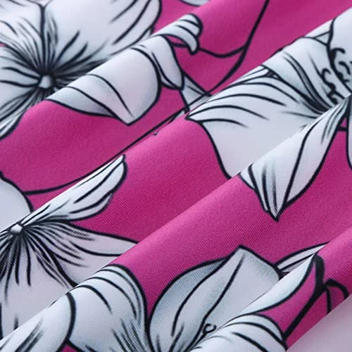 MatureGirl Fashion Yoga Pants Printed Fitness Women's Sports Leggings Running Athletic Workout Yoga Pants Mens Yoga Pants Loose With Pockets (Pink, XXXL) 5 MatureGirl Fashion Yoga Pants Printed Fitness Women's Sports Leggings Running Athletic Workout Yoga Pants Mens Yoga Pants Loose With Pockets (Pink, XXXL) - Image 5