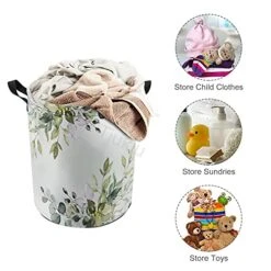 Elegant Eucalyptus Greenery Laundry Baskets, Collapsible Hamper Storage With Handle, Oxford Cloth Laundry Hamper,For Toy Organizer Bins,Gift Baskets, Bedroom, Clothes, Nursery,Kids,Boys 16 Elegant Eucalyptus Greenery Laundry Baskets, Collapsible Hamper Storage With Handle, Oxford Cloth Laundry Hamper,For Toy Organizer Bins,Gift Baskets, Bedroom, Clothes, Nursery,Kids,Boys -Safavieh Furniture 51mL5hsSB8L