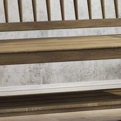 Christopher Knight Home Eddie Indoor Farmhouse Acacia Wood Bench With Shelf, Gray And Black Finish -Safavieh Furniture 51nMOHPxehL