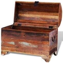 VIDAXL Reclaimed Solid Wood Storage Treasure Chest Handmade Vintage Antique Furniture -Safavieh Furniture 51nU72rHPFL