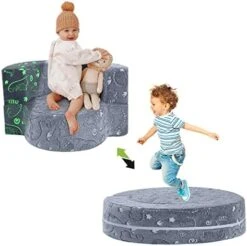 MeMoreCool Kids Couch For Playroom, Toddler Couch Fold Out, Glow In The Dark Toddler Sofa, Dinosaur Toddler Sofa For Girls And Boys, Kids Chair For Bedroom Lounge, Kids Couch And Sofa 18 MeMoreCool Kids Couch For Playroom, Toddler Couch Fold Out, Glow In The Dark Toddler Sofa, Dinosaur Toddler Sofa For Girls And Boys, Kids Chair For Bedroom Lounge, Kids Couch And Sofa -Safavieh Furniture 51oUnWZHiL. AC