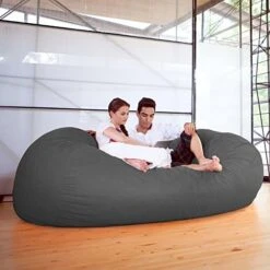 Jaxx 7 Foot Bean Bag Sofa, Charcoal 22 Jaxx 7 Foot Bean Bag Sofa, Charcoal -Safavieh Furniture 51oYWEmYsoL. AC