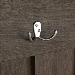 BOWERY HILL Furniture Salinas Hall Tree With Shoe Storage Bench In Ash Brown -Safavieh Furniture 51ov7oYqmaS