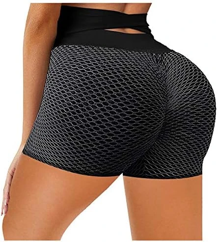 MatureGirl Tight-Fitting Yoga Shorts Skinny Buttocks Fitness Women's Casual Sports Lifting Yoga Pants Yoga With (Grey, S) 9 MatureGirl Tight-Fitting Yoga Shorts Skinny Buttocks Fitness Women's Casual Sports Lifting Yoga Pants Yoga With (Grey, S) - Image 9
