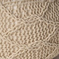 Christopher Knight Home Morven Pouf, Ivory 7 Christopher Knight Home Morven Pouf, Ivory -Safavieh Furniture 51pIzv4OIML