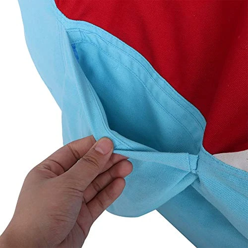 Vbestlife Portable Cute Appearance Large Capacity Fluffy Shark Childrens Toy Storage Bag, Shark Childrens Plush Toy Storage Bag (Yellow) 4 Vbestlife Portable Cute Appearance Large Capacity Fluffy Shark Childrens Toy Storage Bag, Shark Childrens Plush Toy Storage Bag (Yellow) - Image 4