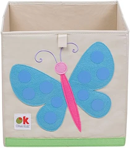 Wildkin 10 Inch Kids Storage Cube For Boys & Girls, Toy Storage Features Front Pull Tab & Cardboard Insert, Cube Storage Helps Kids Supplies Organized In Bedroom Or Playroom (Jurassic Dinosaurs) 13 Wildkin 10 Inch Kids Storage Cube For Boys & Girls, Toy Storage Features Front Pull Tab & Cardboard Insert, Cube Storage Helps Kids Supplies Organized In Bedroom Or Playroom (Jurassic Dinosaurs) - Image 13