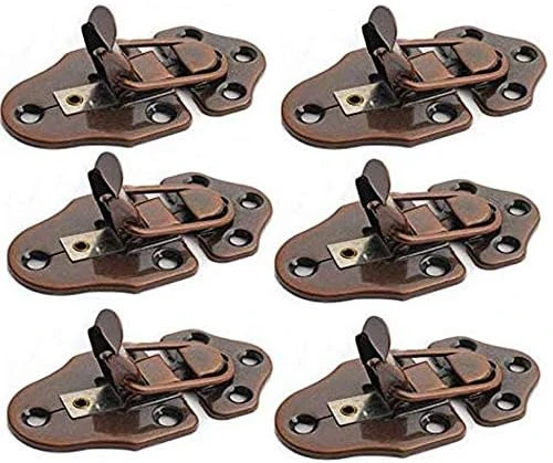 Lheng Metal Table Locks Dining Training Table Buckles Connectors Table Leaf Hardware Accessories Iron Gold Plating 6Pcs 5 Lheng Metal Table Locks Dining Training Table Buckles Connectors Table Leaf Hardware Accessories Iron Gold Plating 6Pcs - Image 5