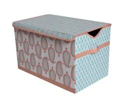 Bacati - Paisley Kids Storage (Collapsible Hamper 14 X 14 X 19 Inches, Lilac/Purple/Aqua) 27 Bacati - Paisley Kids Storage (Collapsible Hamper 14 X 14 X 19 Inches, Lilac/Purple/Aqua) -Safavieh Furniture 51pxKPcZZJL