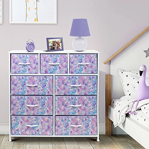 Sorbus Kids Dresser With 9 Drawers - Furniture Storage Chest Tower Unit For Bedroom, Hallway, Closet, Office Organization 2 Sorbus Kids Dresser With 9 Drawers - Furniture Storage Chest Tower Unit For Bedroom, Hallway, Closet, Office Organization - Image 2