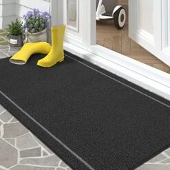 Color G Door Mats Outdoor Indoor, 30"x47" Anti-Slip/Skid Waterproof Front Door Mat, Durable Outdoor Mats For Home Entrance, Dirt Trapper Door Mat Entry Mat, Easy To Clean, Outside Door Mat, Dark Grey 20 Color G Door Mats Outdoor Indoor, 30"x47" Anti-Slip/Skid Waterproof Front Door Mat, Durable Outdoor Mats For Home Entrance, Dirt Trapper Door Mat Entry Mat, Easy To Clean, Outside Door Mat, Dark Grey -Safavieh Furniture 51qJZkvipSL. AC