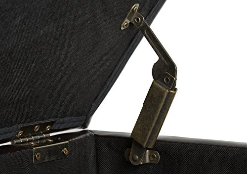 FIRST HILL FHW Marion Rectangular Storage Ottoman, Russet Brown 4 FIRST HILL FHW Marion Rectangular Storage Ottoman, Russet Brown - Image 4