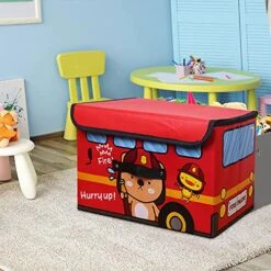 A'MIG,Storage Bins,Toy Chest With Flip-Top Lid Kids Collapsible Storage For Playroom Closet Home Various Styles Of Toy Storage Boxes