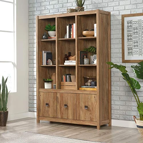 Sauder Cannery Bridge Storage Wall, L: 48.31" X W: 15.59" X H: 71.97", Sindoori Mango Finish & Cannery Bridge Dresser, Sindoori Mango Finish 3 Sauder Cannery Bridge Storage Wall, L: 48.31" X W: 15.59" X H: 71.97", Sindoori Mango Finish & Cannery Bridge Dresser, Sindoori Mango Finish - Image 3