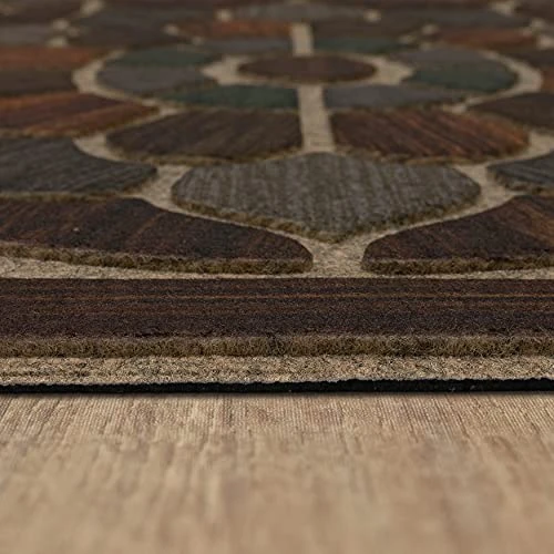 Mohawk Home Ornamental Grain Entryway Door Mat, 2'x4', Multi 3 Mohawk Home Ornamental Grain Entryway Door Mat, 2'x4', Multi - Image 3