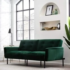 Edenbrook Gilman Futon - Futon Sofa Bed - Futon Couch - Small Futon - Living Room Furniture - Armless Sofa Bed Couch - Sleeper Sofa - Green Velvet Futon, Deluxe 22 Edenbrook Gilman Futon - Futon Sofa Bed - Futon Couch - Small Futon - Living Room Furniture - Armless Sofa Bed Couch - Sleeper Sofa - Green Velvet Futon, Deluxe -Safavieh Furniture 51rNxkvxxTL. AC