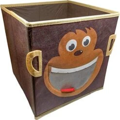 SystemBuild Ameriwood Home Flynn Wooden Storage Cabinet (White) (Children's Monkey Bin; 1 Pack)