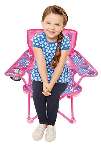 Jakks Pacific Minnie Camp Chair For Kids, Portable Camping Fold N Go Chair With Carry Bag, Minnie - Bows 2 Jakks Pacific Minnie Camp Chair For Kids, Portable Camping Fold N Go Chair With Carry Bag, Minnie - Bows - Image 2