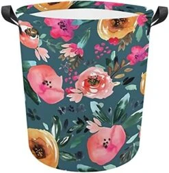 Hearts And Rainbows Laundry Storage Basket Waterproof Foldable Laundry Hamper With Handles For Baby Nursery College Dorms Kids Bedroom -Safavieh Furniture 51rsHJJeffL. AC