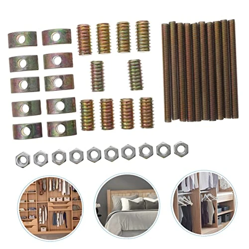 Four In One Connector Armoire Wardrobe Closet 20 Sets Panel Furniture Parts Cabinet Connecting Screws Furniture Four- In- One Connectors Wardrobe Four In One Connector Washer M8 5 Four In One Connector Armoire Wardrobe Closet 20 Sets Panel Furniture Parts Cabinet Connecting Screws Furniture Four- In- One Connectors Wardrobe Four In One Connector Washer M8 - Image 5