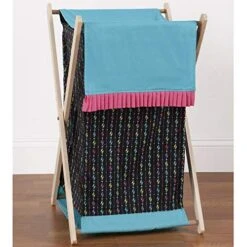 One Grace Place Magical Michayla Hamper, Black, Pink And Turquoise