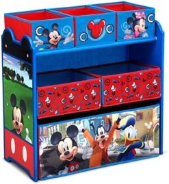 Delta Children Disney Minnie Mouse 6 Bin Design And Store Toy Organizer -Safavieh Furniture 51tlgmbR0rL. AC
