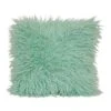 Brentwood Originals Mongolian Pillow, 16x16, Mint