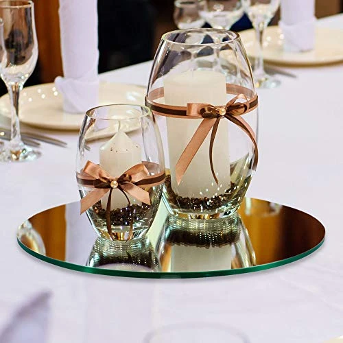 Round Glass Mirror- 10" Home/Centerpiece - 1/4" Thick - Flat Polished 3 Round Glass Mirror- 10" Home/Centerpiece - 1/4" Thick - Flat Polished - Image 3