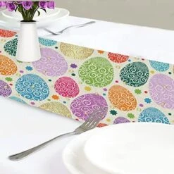 Exnundod St Patrick Shamrock Lucky Table Runner 90 Inches Green Cirrus Clovers Spring Runner For Spring Dining Table Kitchen Holiday Home Seasonal Decor 22 Exnundod St Patrick Shamrock Lucky Table Runner 90 Inches Green Cirrus Clovers Spring Runner For Spring Dining Table Kitchen Holiday Home Seasonal Decor -Safavieh Furniture 51u5VuL98XL. AC