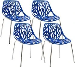 CangLong Modern Mid Century Plastic Shell Hollow Matal Legs Dining Chairs, 4 PCs Pack-Light, White 1 11 CangLong Modern Mid Century Plastic Shell Hollow Matal Legs Dining Chairs, 4 PCs Pack-Light, White 1 -Safavieh Furniture 51uBnn2fCL. AC 1