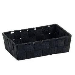 Kela(ケラ) Alvaro Basket, サイズ:23×15×H6cm, Black (Black 19-3911tcx)