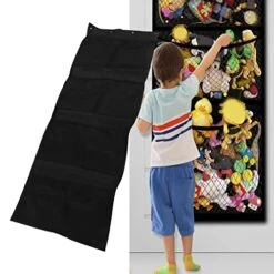 Stuffed Animal Hanging Storage, Space Saving Stuffed Animal Holder Elastic Keep Prevent Deformation For Bedroom -Safavieh Furniture 51uZ5BPFABL