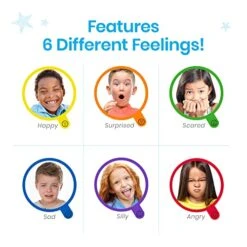 Hand2mind Express Your Feelings Sensory Bottles, Calm Down Corner Essentials & See My Feelings Mirror, Social Emotional Learning, Shatterproof Mirror For Kids, Anger Management Toys -Safavieh Furniture 51uoA3WIwsL