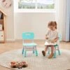 DOREROOM 3 Level Height Adjustable Kids Chair, Durable Chair For Kids Indoor Or Outdoor Use For Ages 2-6, Toddler Table Chair For Boys And Girls For Daycare, Classroom, Home, Mint Green